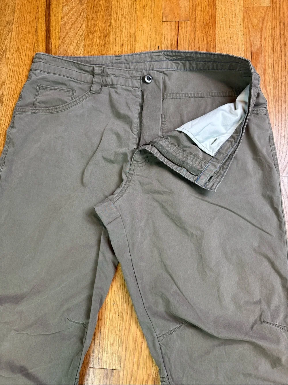 Patagonia Tenpenny Pants Tan Khaki Men’s Size 36x 31 Organic Cotton 56840 READ